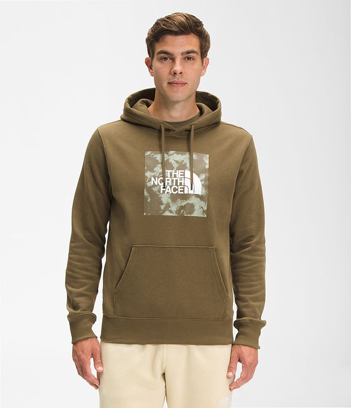 Sudadera Con Capucha The North Face Hombre Boxed In Pullover - Colombia HXVKSP924 - Verde Oliva